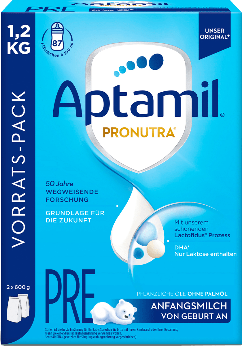 Anfangsmilch Pre Pronutra von Geburt an, 1,2 kg