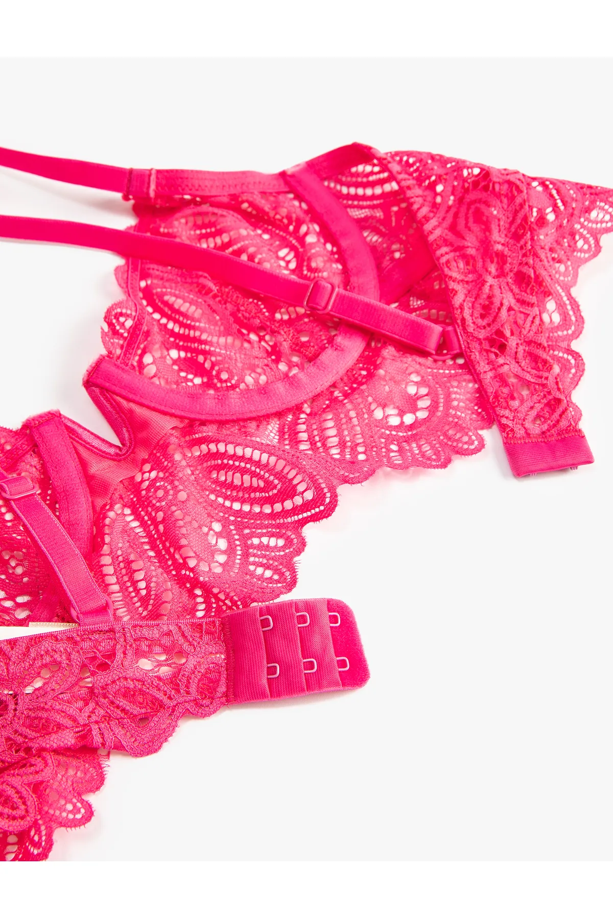 Koton  Spitzen-Bralette-BH mit Bügel, ungepolstert, ohne Unterstützung