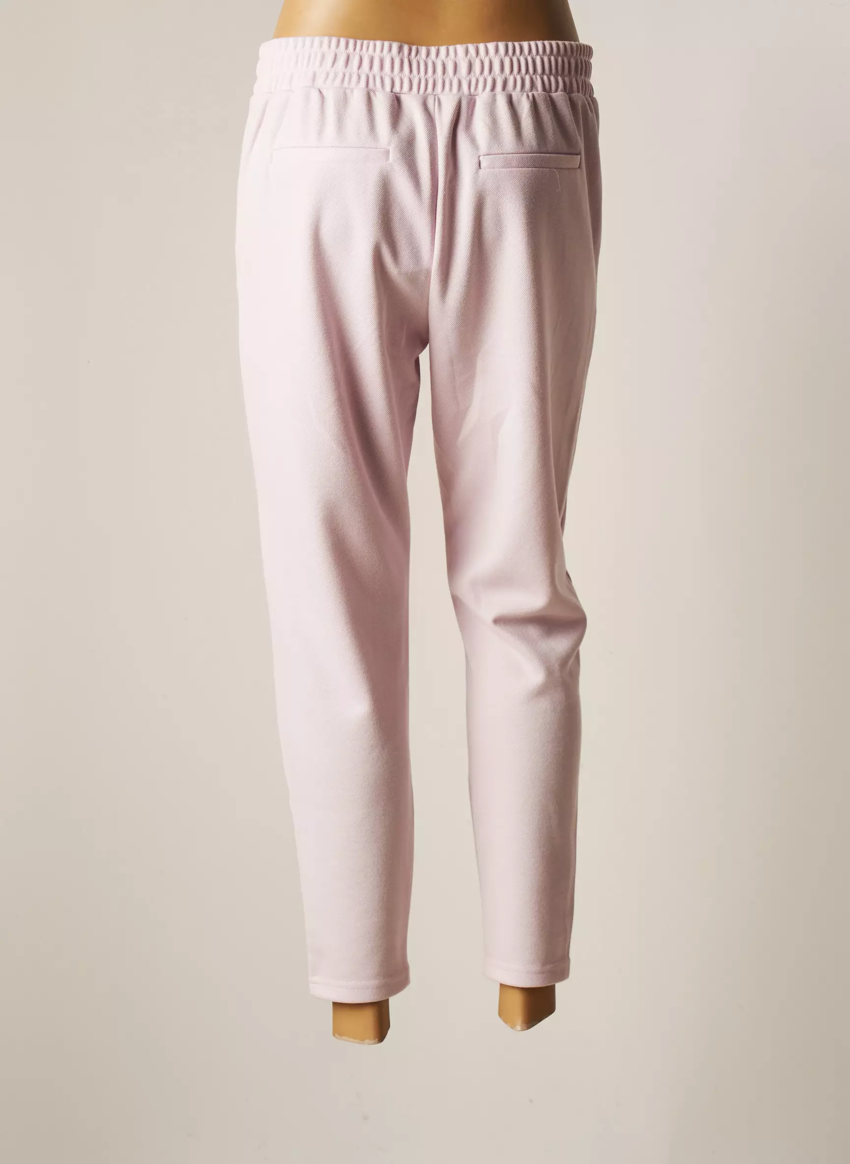 Ichi Pantalon7 8 Femme couleur violet