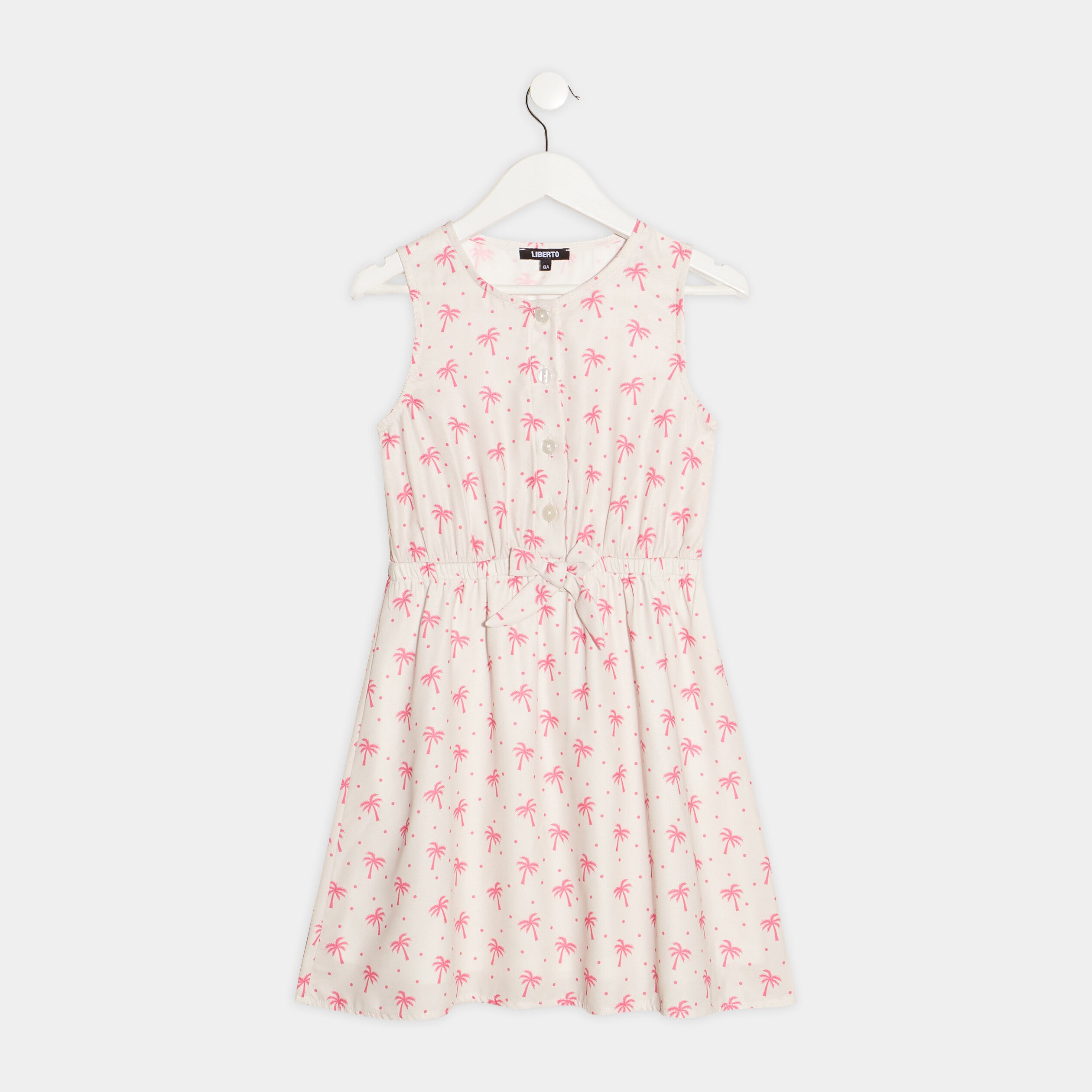 Robe trapèze Liberto ecru fille | La Halle