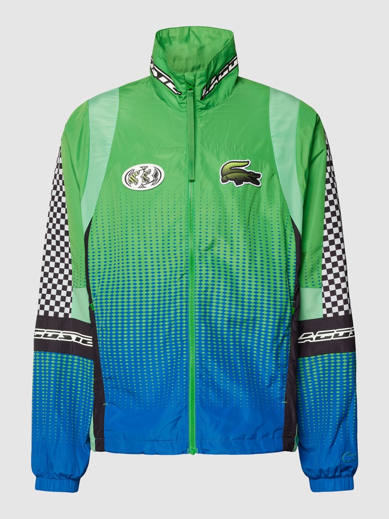 Jacke mit Muster-Mix in grün