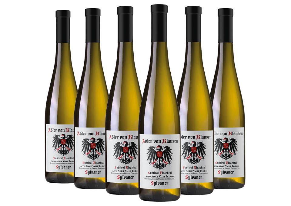 Südtirol - Alto Adige Valle Isarco DOC Sylvaner 2022 Adler von Klausen 6 bouteilles de 0,75 ℓ