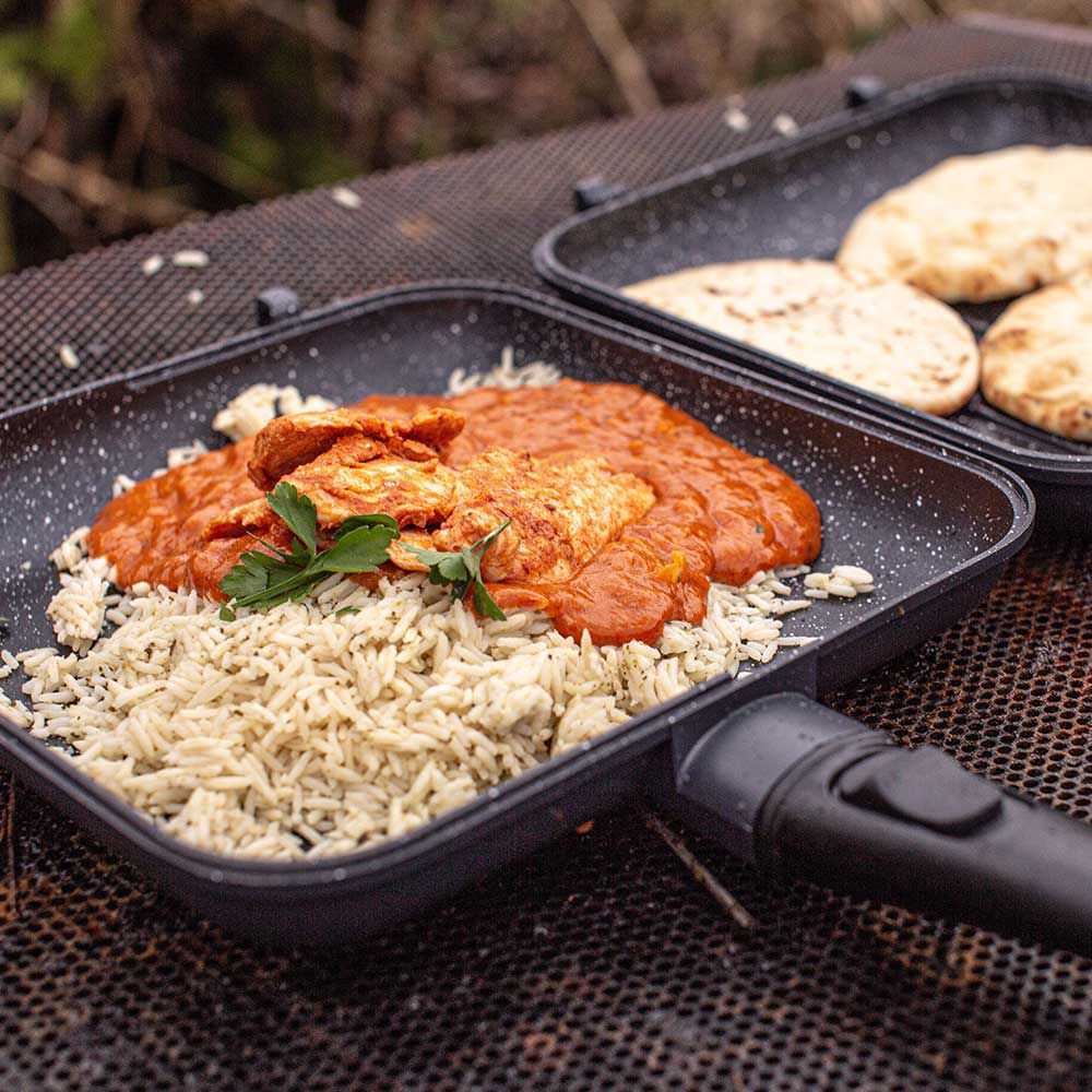Ridge Monkey Pan Set Saucepan + Grill Connect XXL Granite Edition