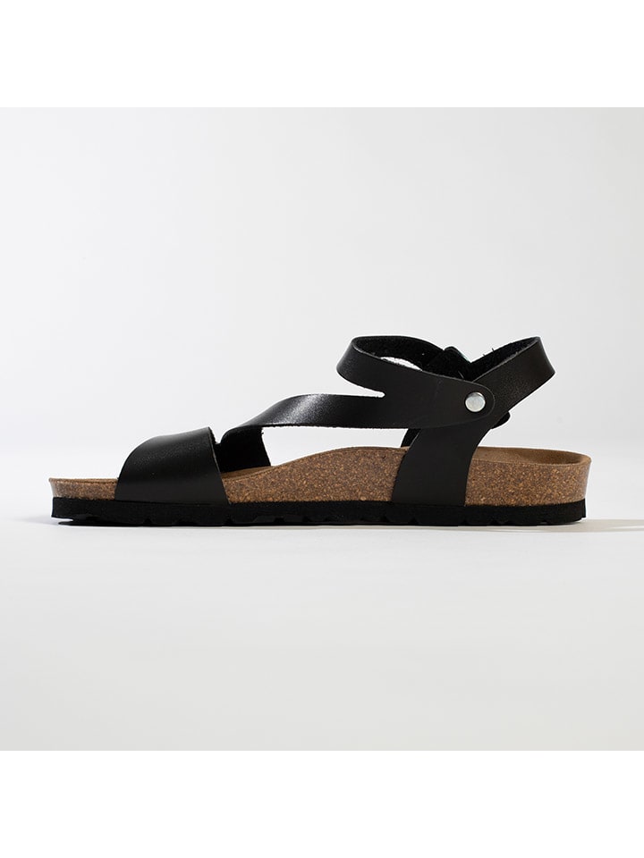 BACKSUN Sandalen in Schwarz günstig kaufen