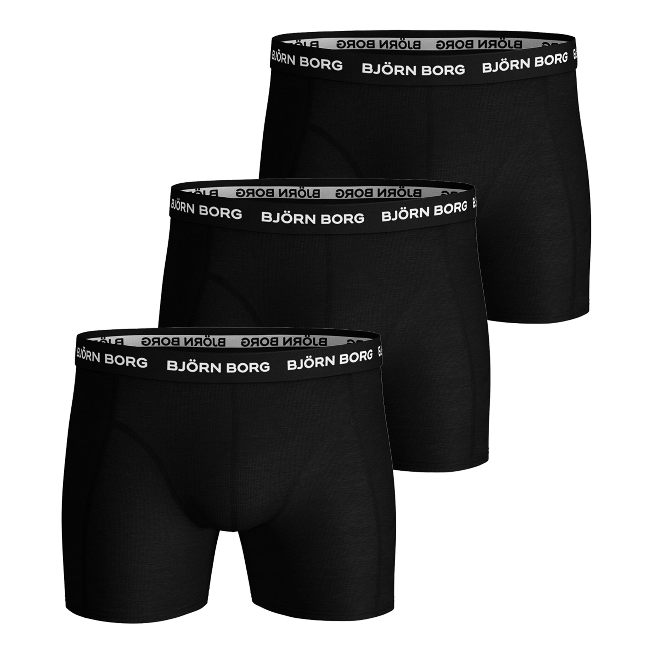 Sammy Boxer Short 3er Pack Herren - Schwarz, Weiß
