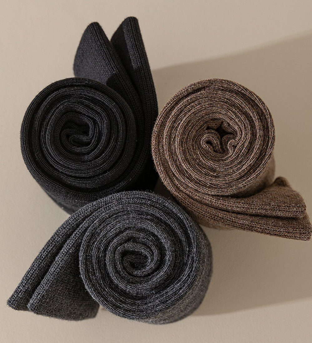Blusmart Overknees 2 Paar Kniestrümpfe Damen aus Baumwolle (Thermosocken, Wintersocken, 2-Paar, 62CM Overknee Strümpfe) LangeSocken
