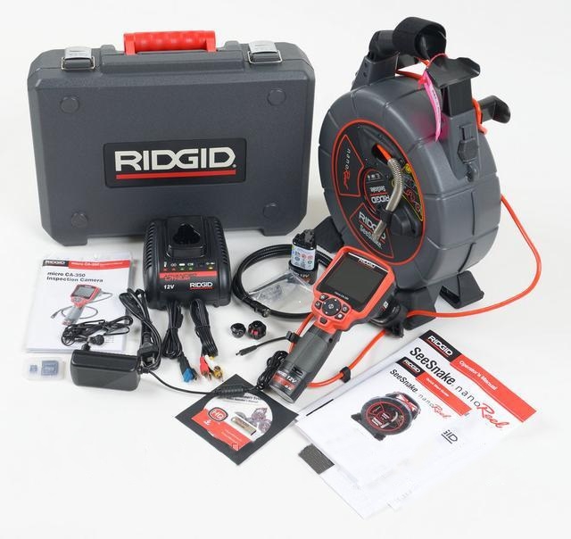 Bobine Ridgid NanoReel N85S 40823 avec micro caméra d'inspection CA-350