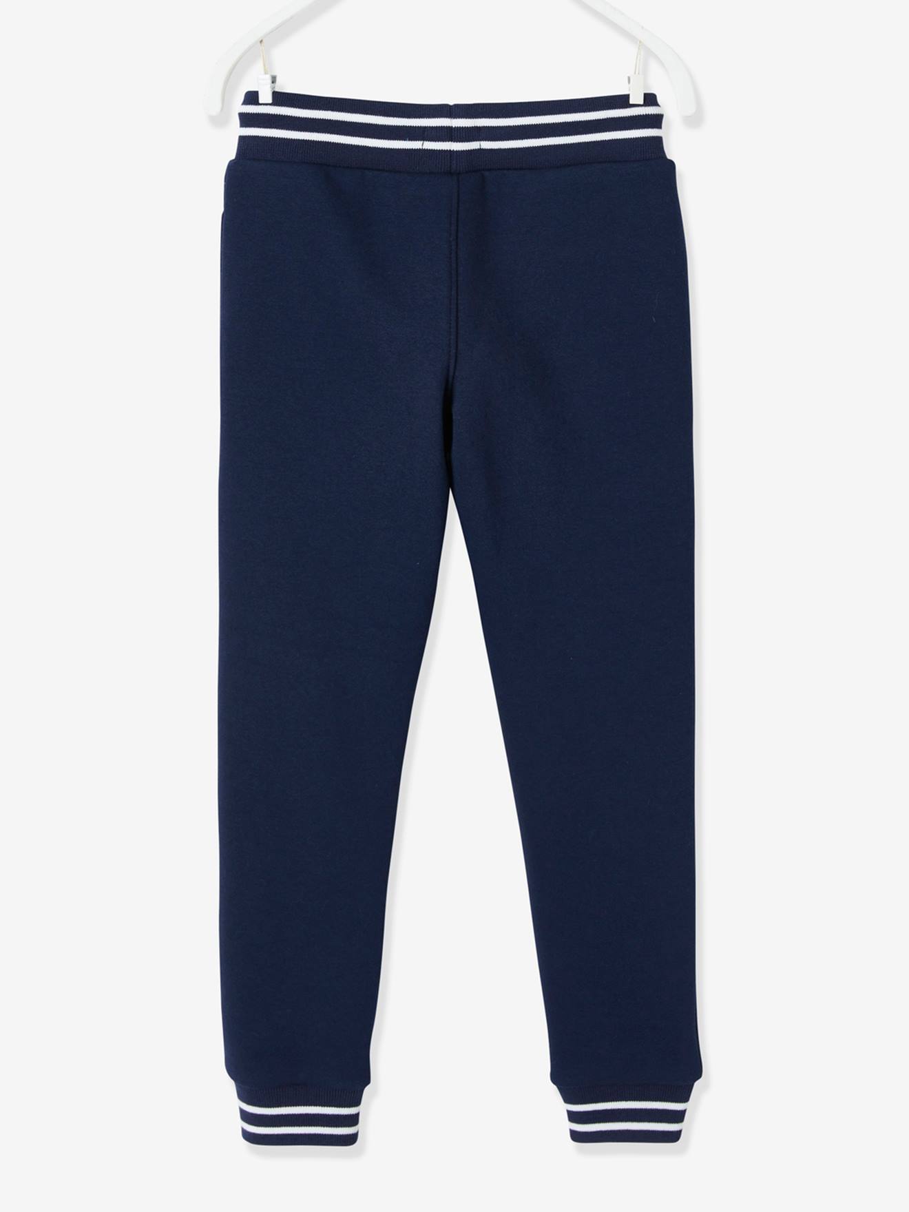 Pantalon de sport en molleton garçon marine
