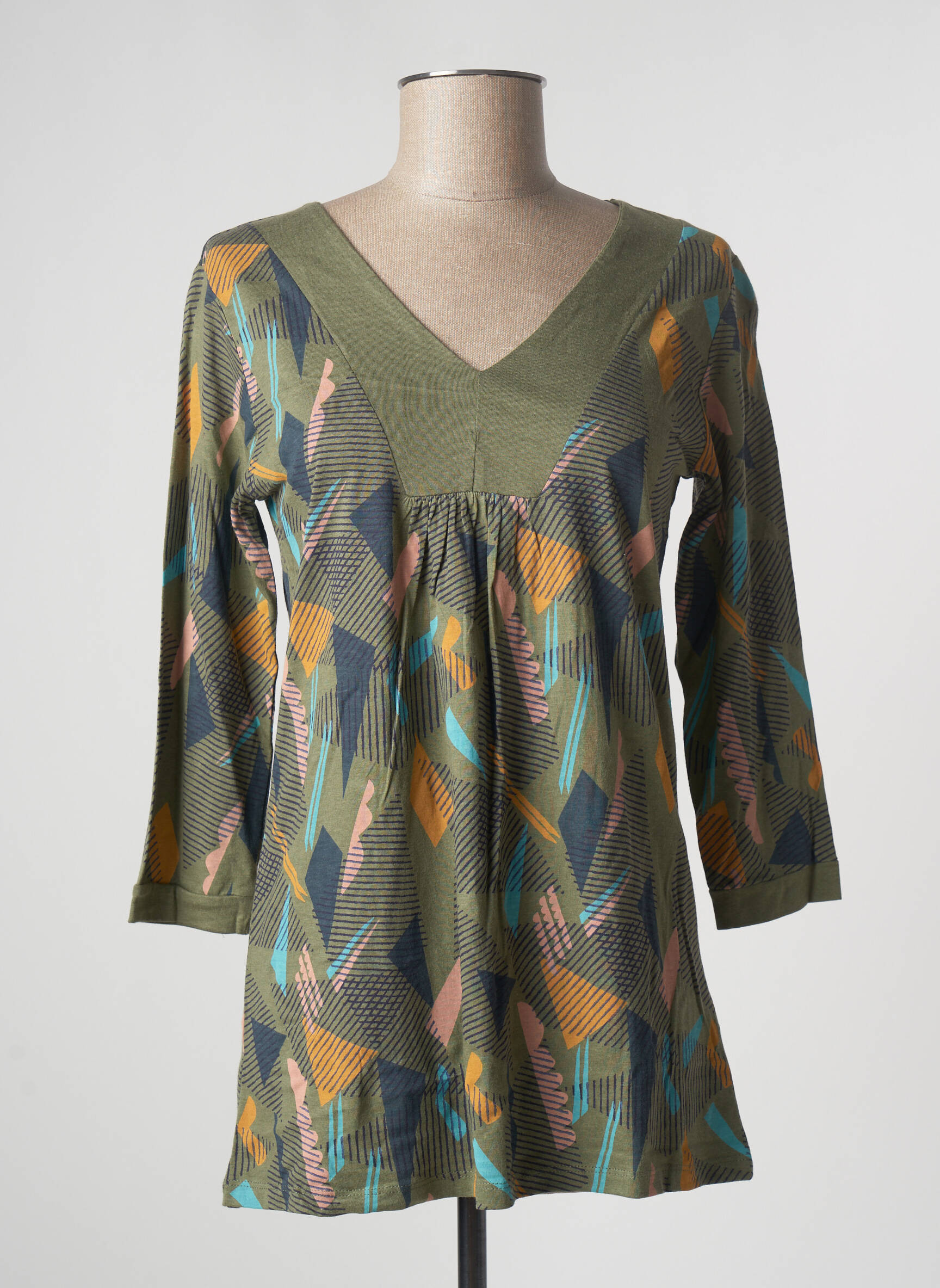 Blancheporte Tuniquemanchelongue Femme couleur vert