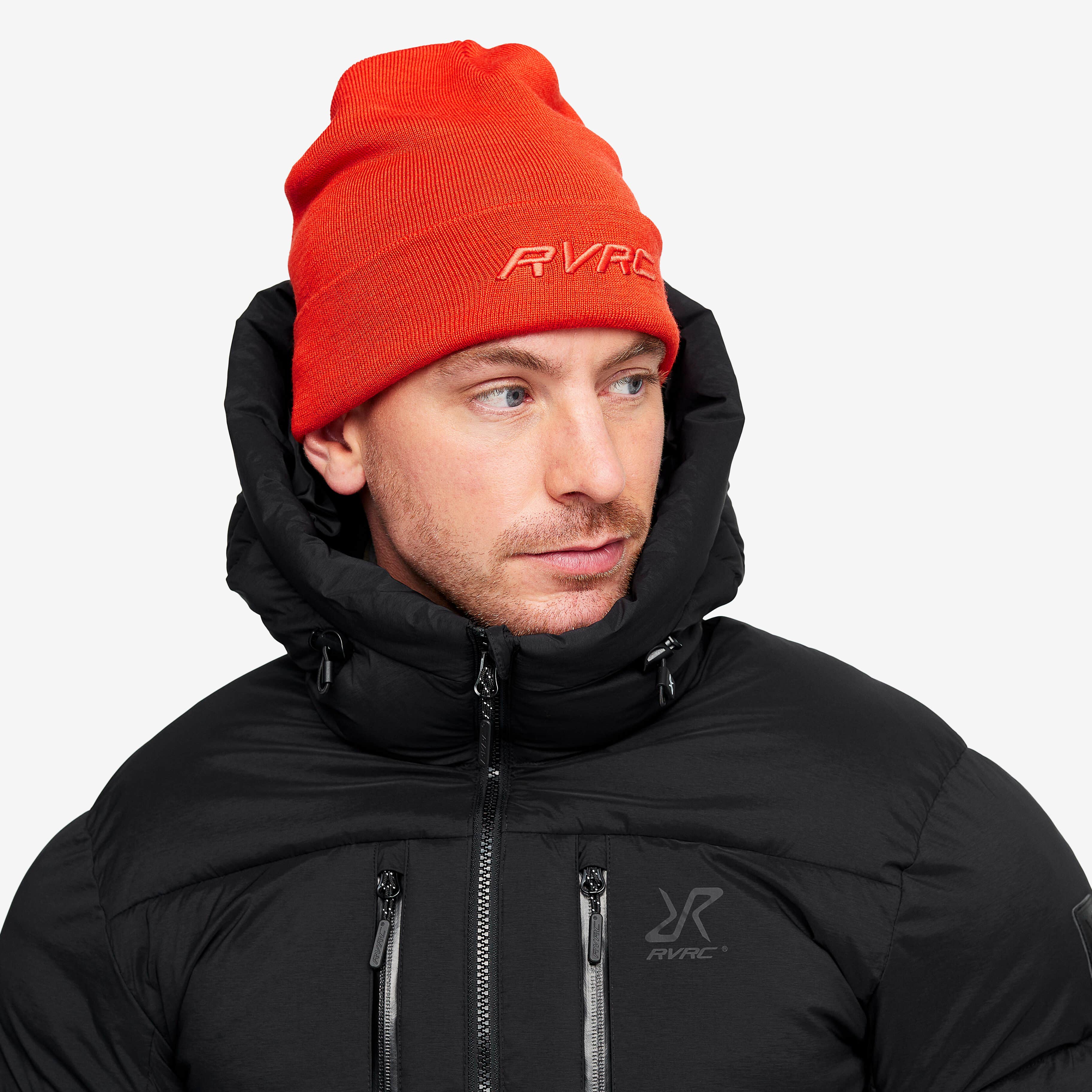 Merino 3D Logo Beanie Lava