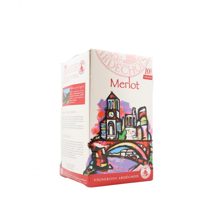 Vignerons Ardéchois Merlot 10 L