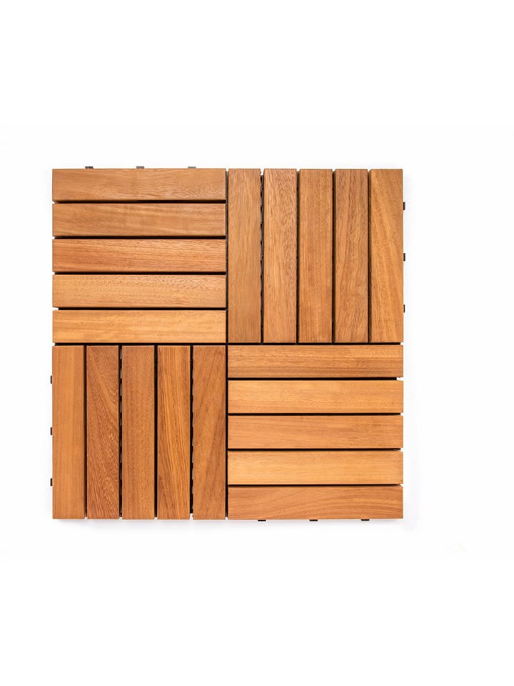 Evila Bodenplatte in Natur - (L)30 x (B)30 cm günstig kaufen onesize