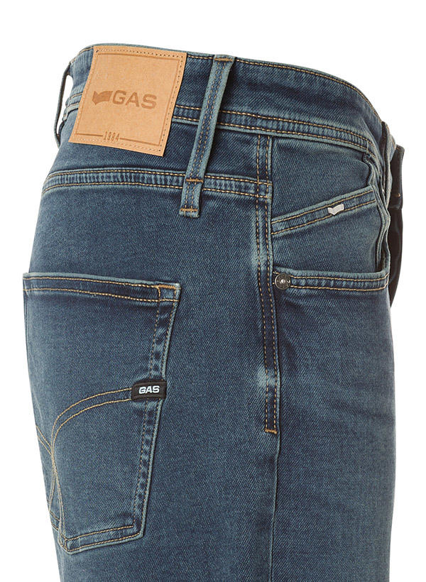 GAS, Jeans, Carrot Fit, Baumwoll-Stretch 9,75oz, jeansblau