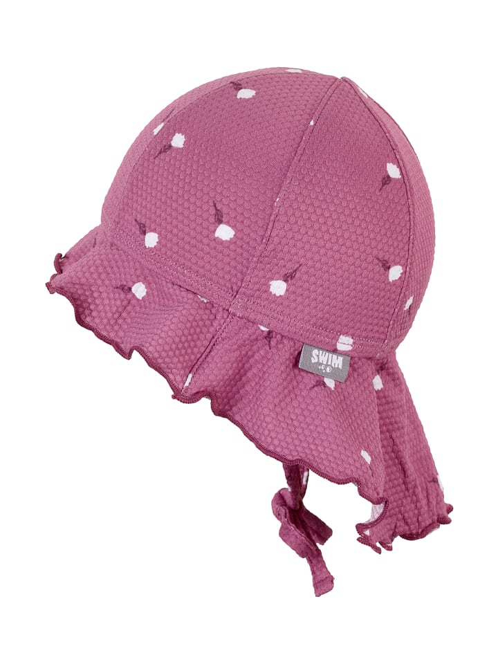 Sterntaler Bademütze mit Nackenschutz Blumen in pinkfarben günstig kaufen