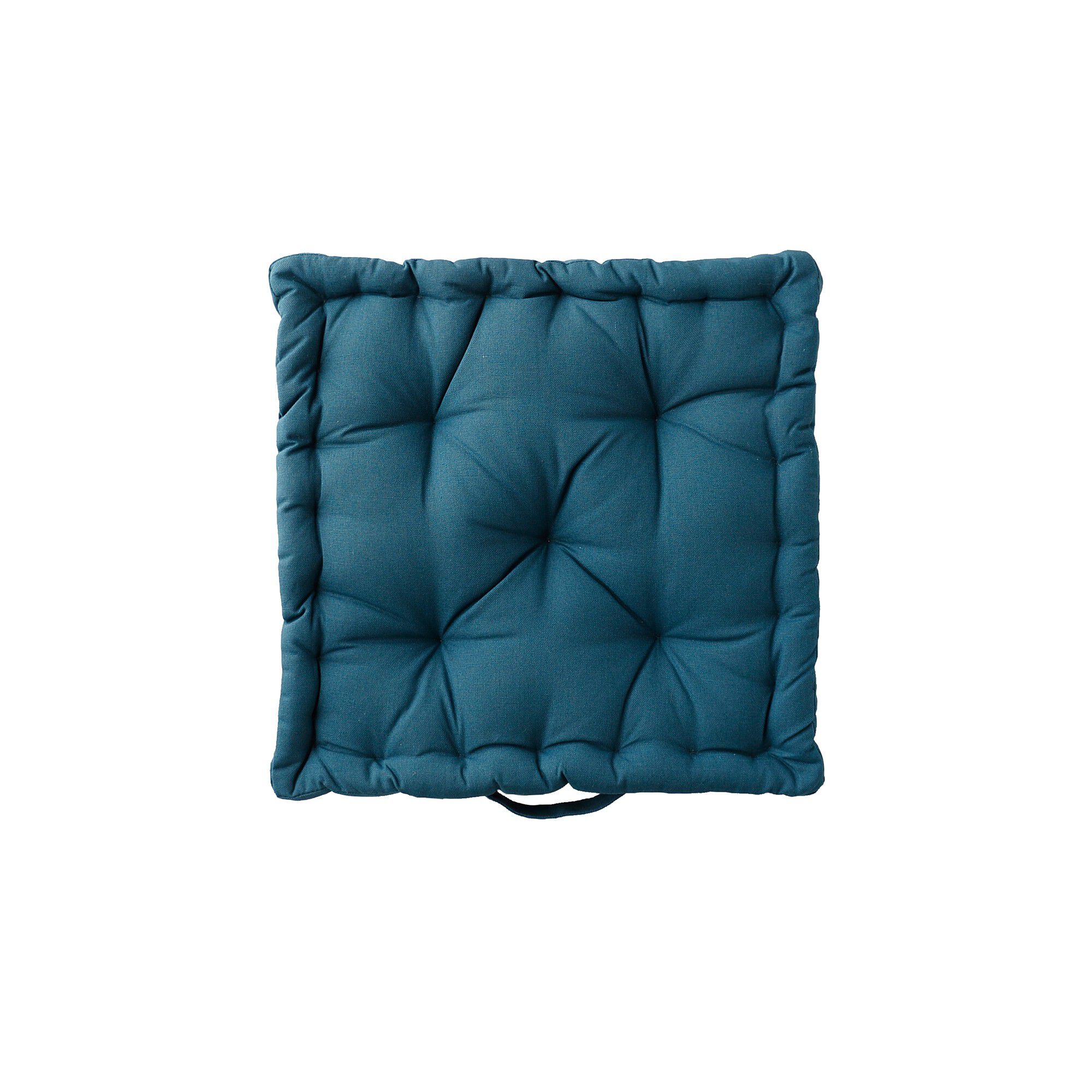 Coussin de sol uni coton