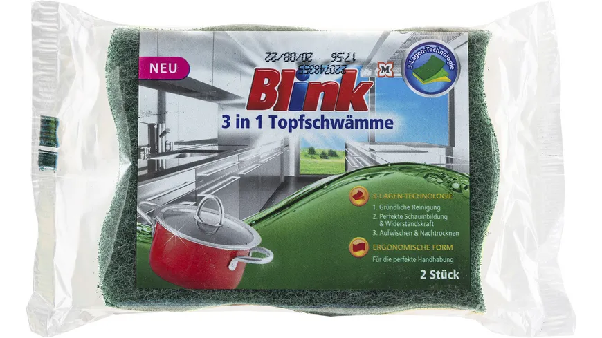 Blink Topfschwämme 3 in 1