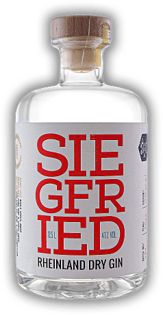Siegfried Rheinland Dry Gin Siegfried Rheinland Dry Gin World Spirits Awards 2015 - Doppelte Goldmedaille. 0,5	 Liter - Vol 41%