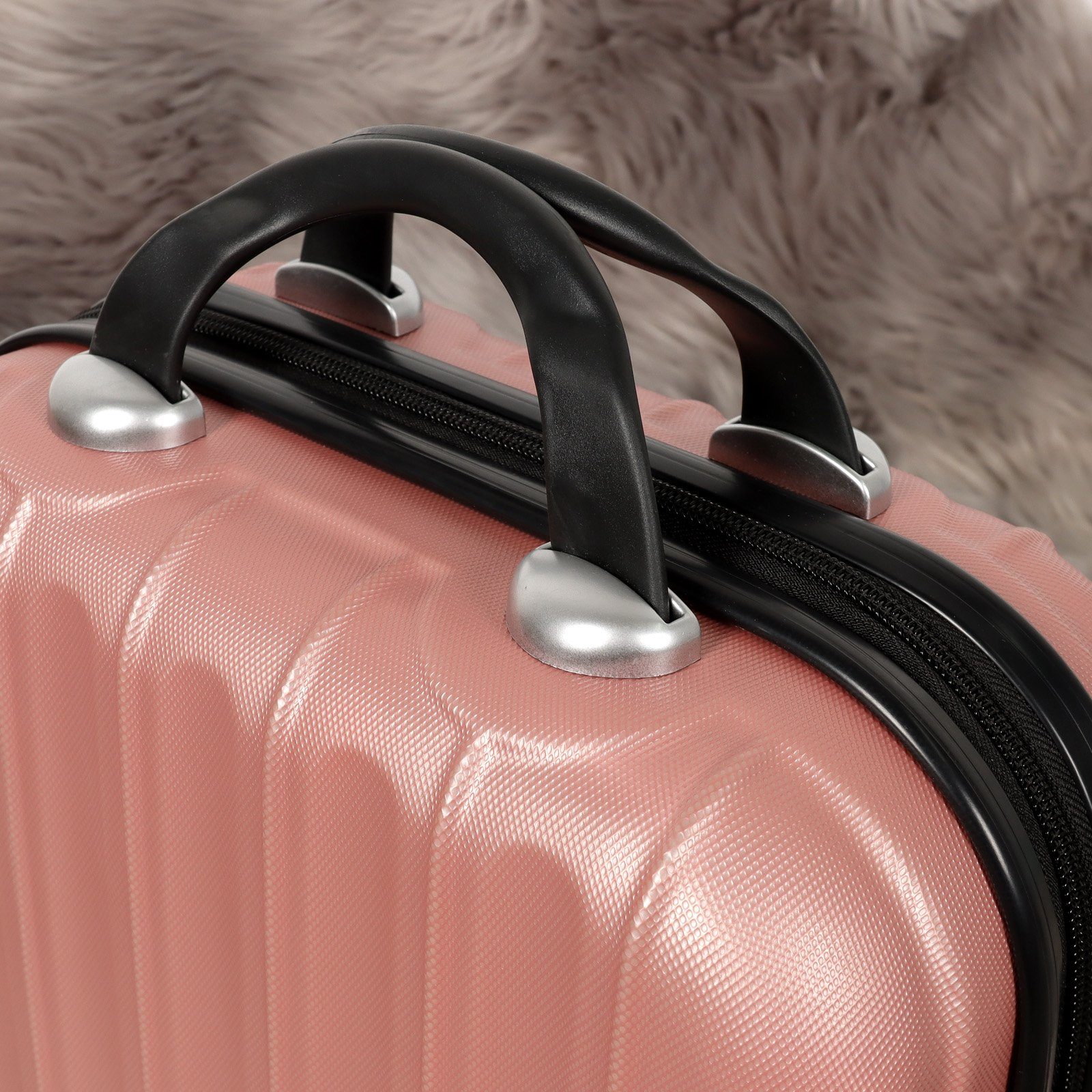 CALIYO Kosmetikkoffer Tragbare Make-up Organizer Box Kosmetikkoffer Make-up Koffer, für Kosmetiktasche für Reise Kulturbeutel auf Trolley befestigbar