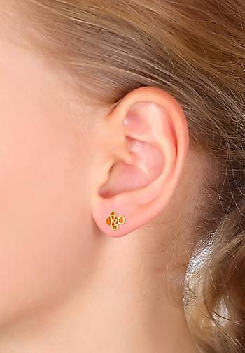 Elli Ohrringe Kinder Fisch Emaille Bunt 925 Sterling Silber
