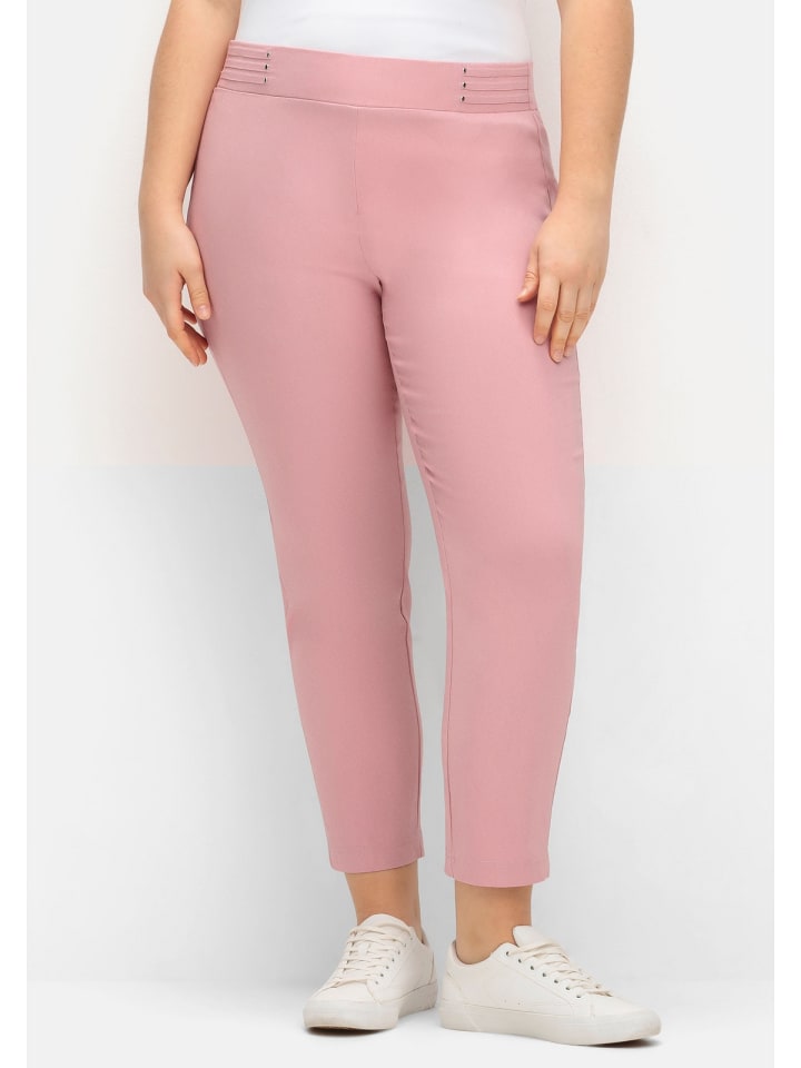 sheego Bengalin-Schlupfhose in rosé günstig kaufen