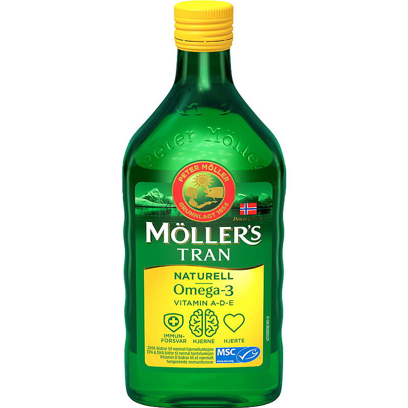 Möller's Möller's Tran 500 ml Naturell