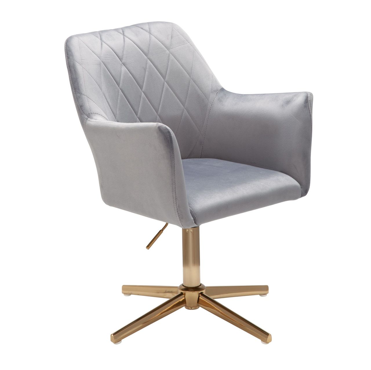 Wohnling Drehstuhl 97 x 55 x 55 cm Grau