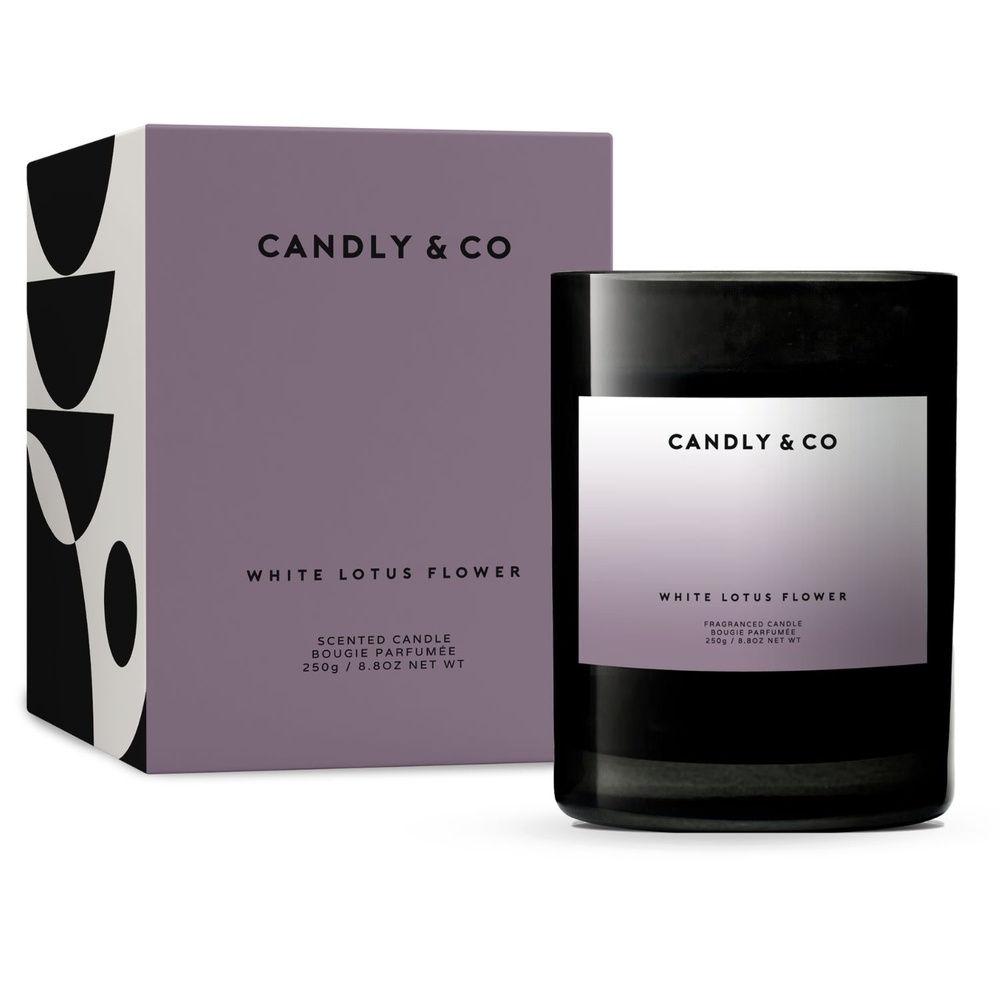 candly&co Bougie No.8 Fleur de Lotus Blanc / Musc Bougie