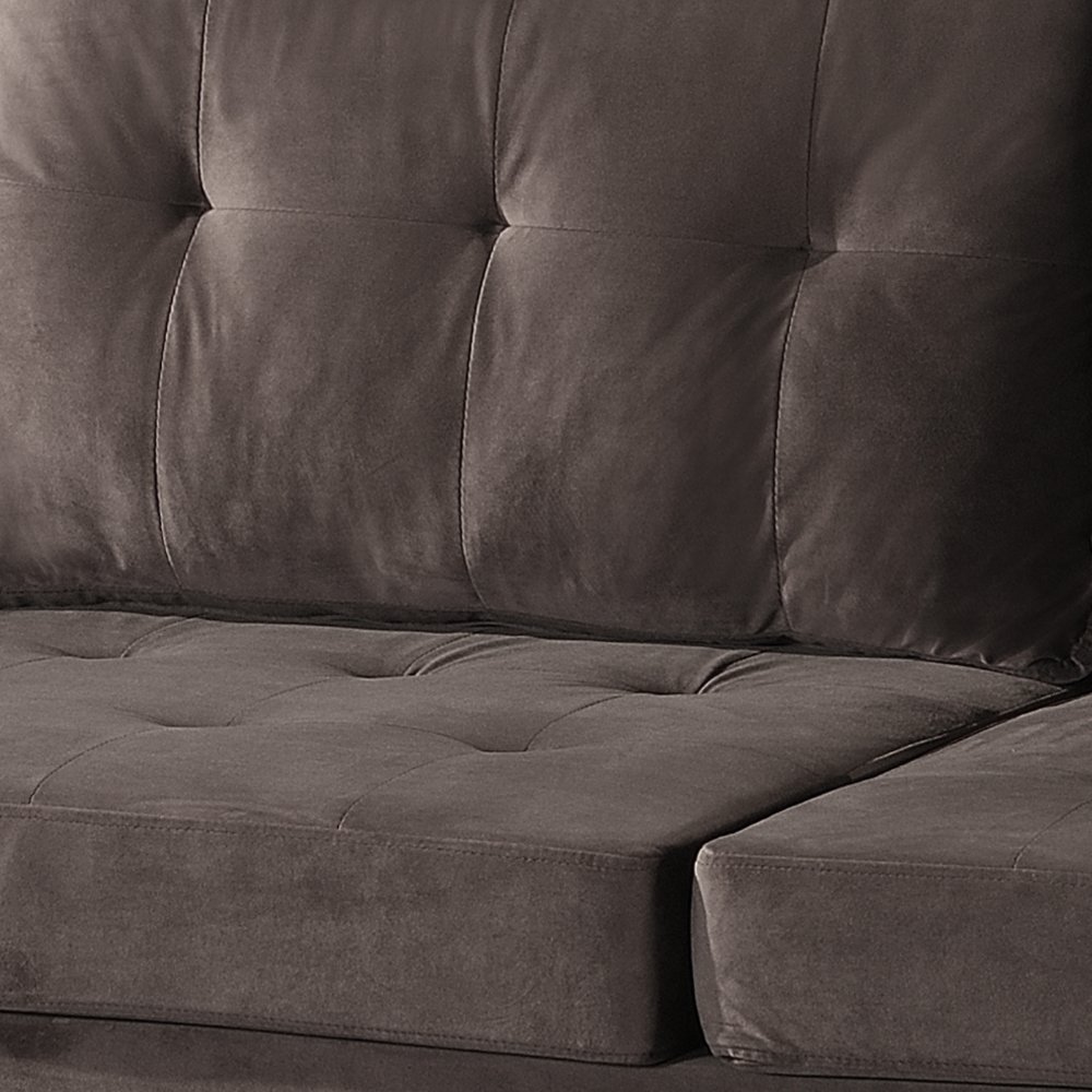 Home Deluxe Sofa ROM – Samt Braun