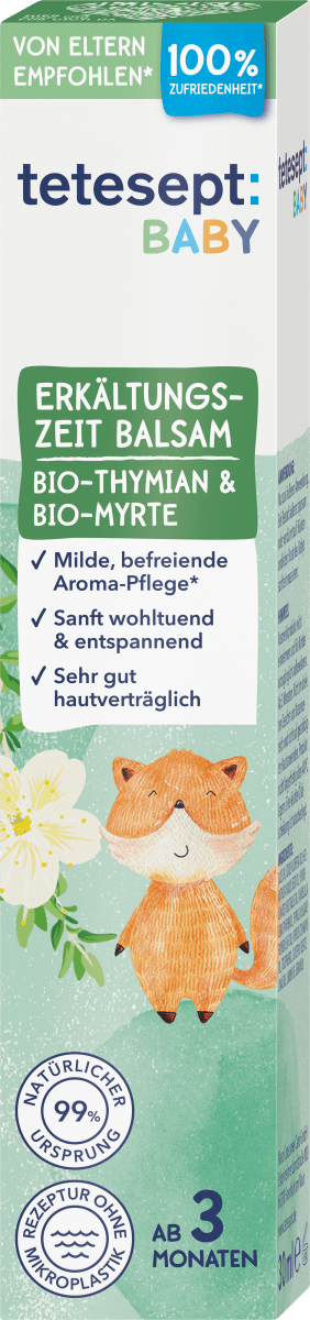 Baby Erkältungszeit Balsam mit Thymian & Myrte, 30 ml