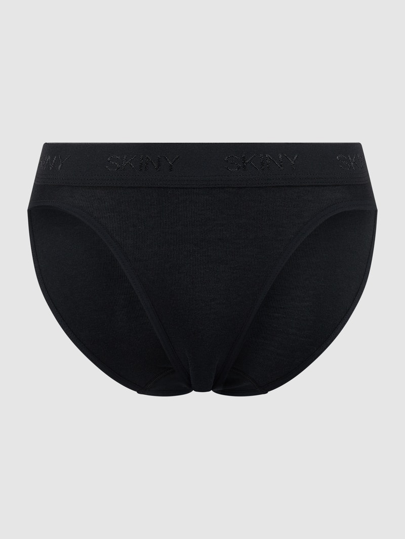 Tanktop mit Stretch-Anteil in schwarz