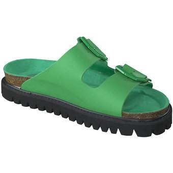 Genuins Galia Leather Pantolette in grün