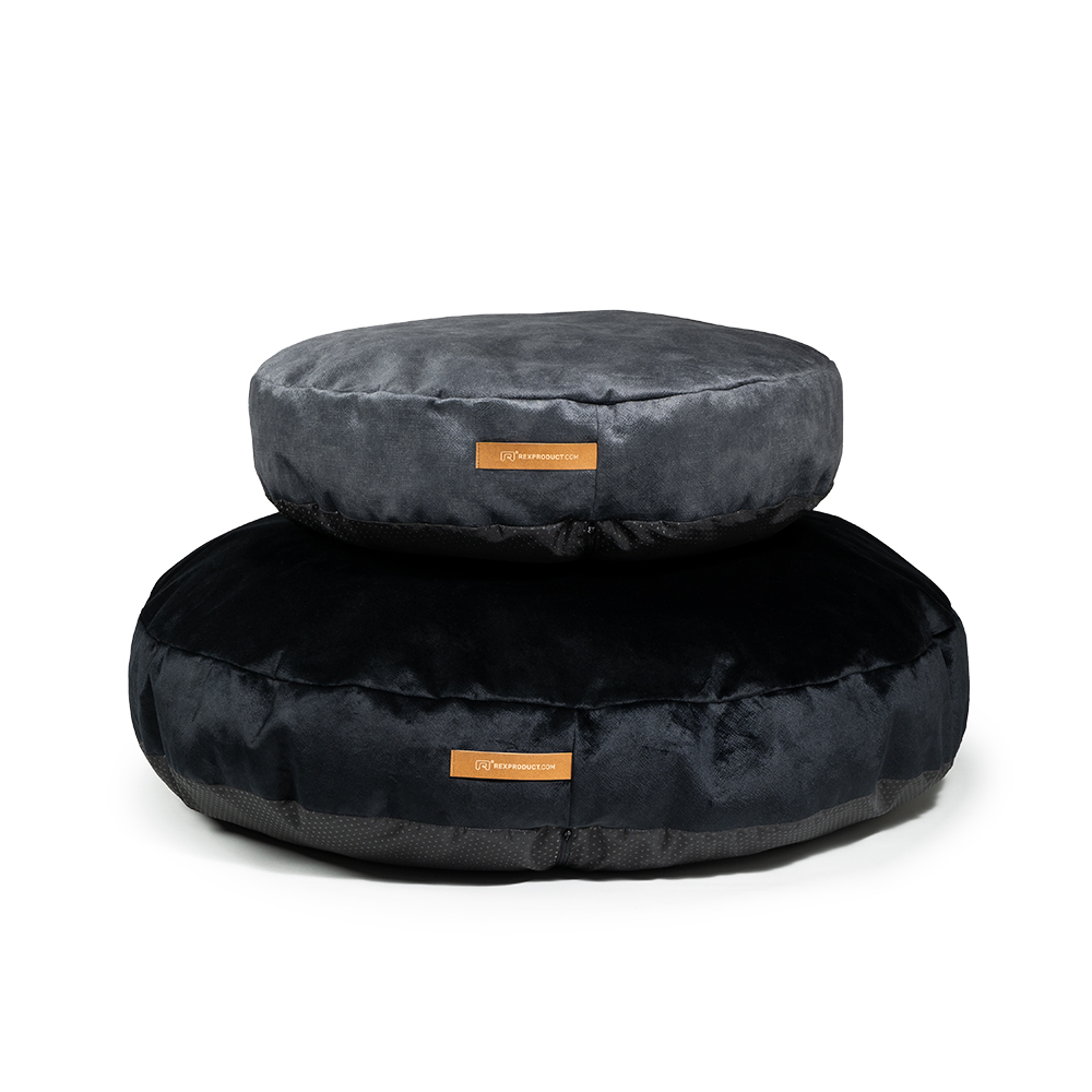 Rexproduct Hundebetten Rexproduct Coco bequemes Kissen dunkelgrau M