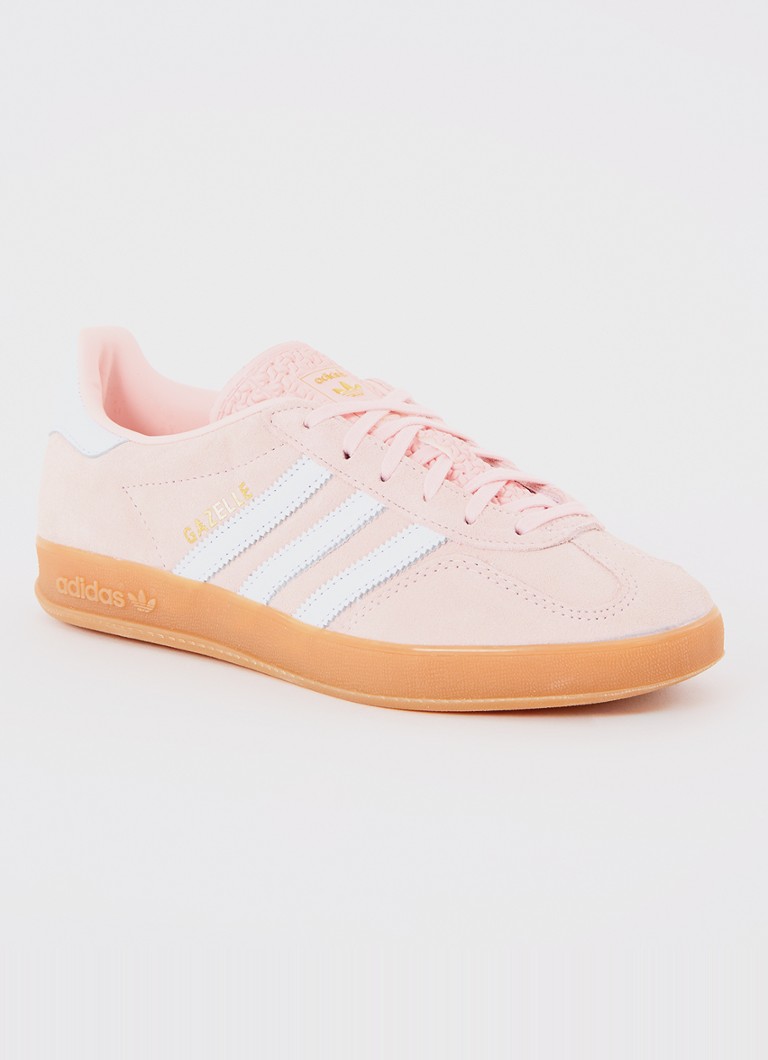 Kožené vnútorné tenisky Adidas Gazelle so semišovými detailmi
