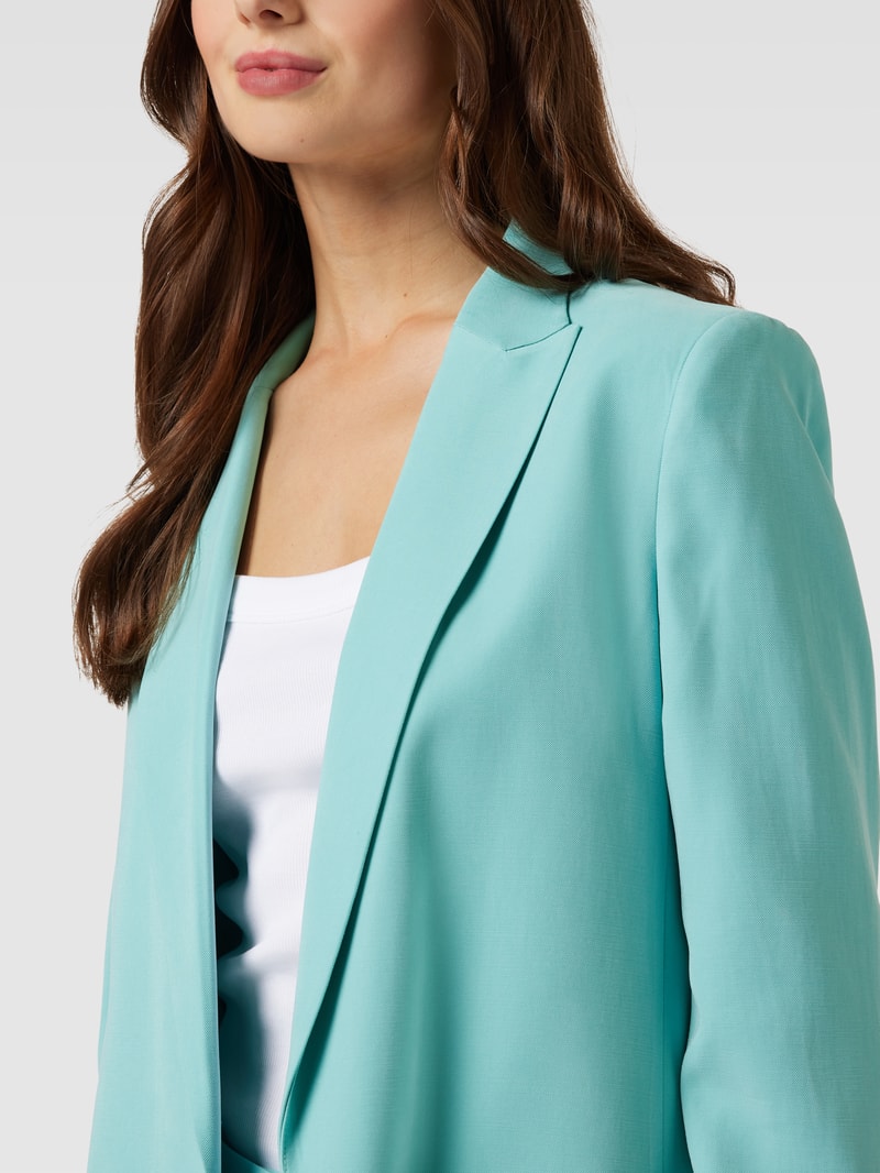 Blazer mit Pattentaschen in lagune