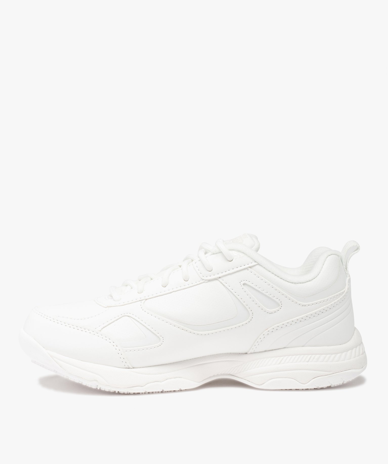 Baskets femme unies à semelle antidérapante - Skechers blanc | GEMO