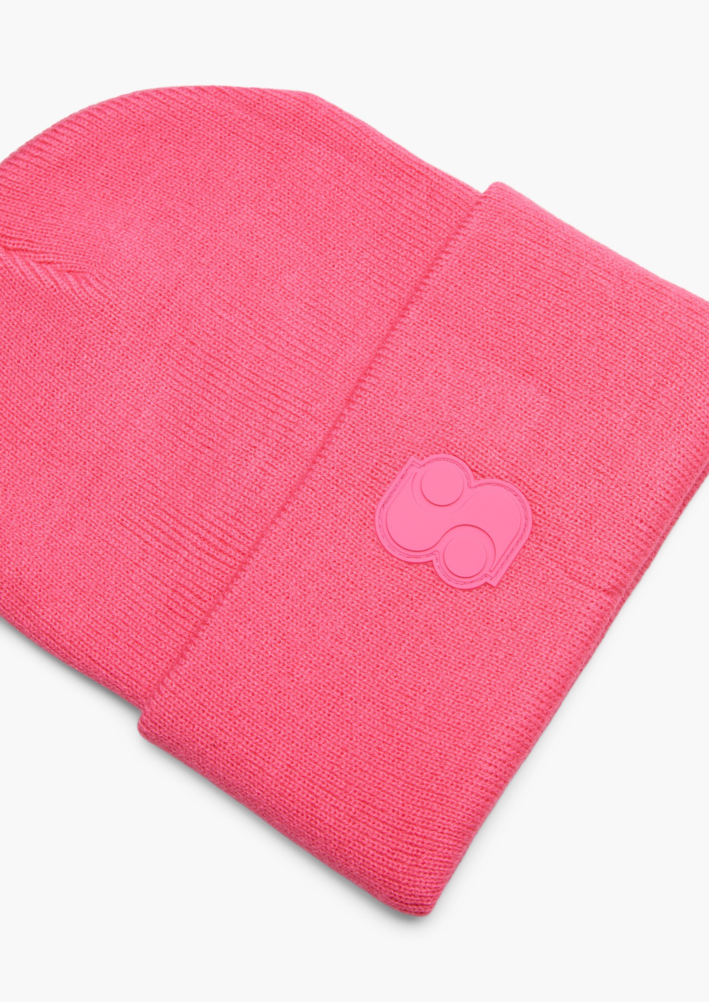 Strickmütze mit Label-Patch  2123528-4424