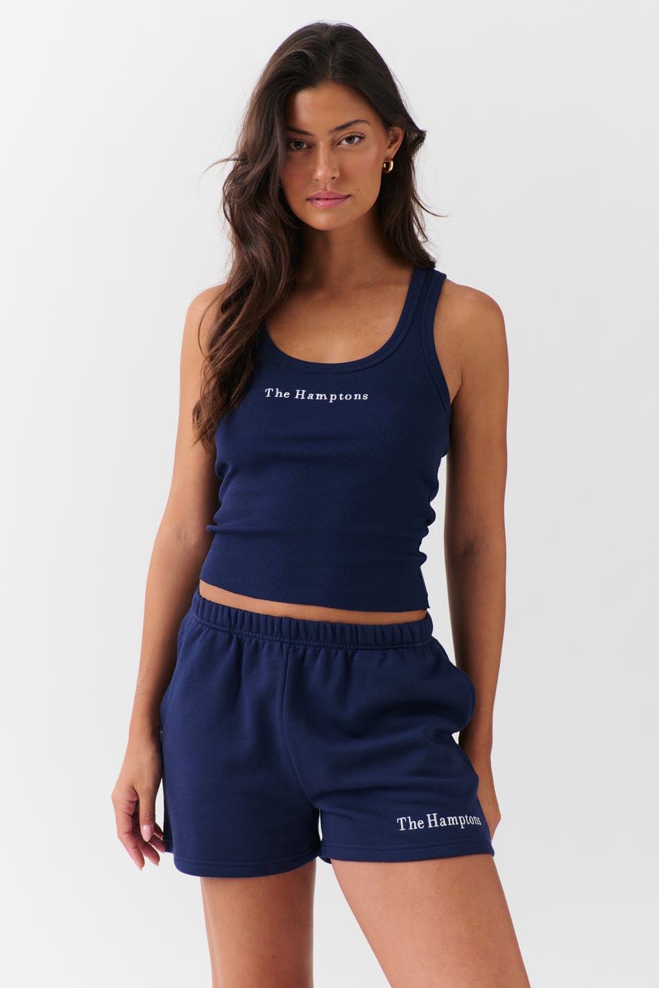 Embroidery rib tank