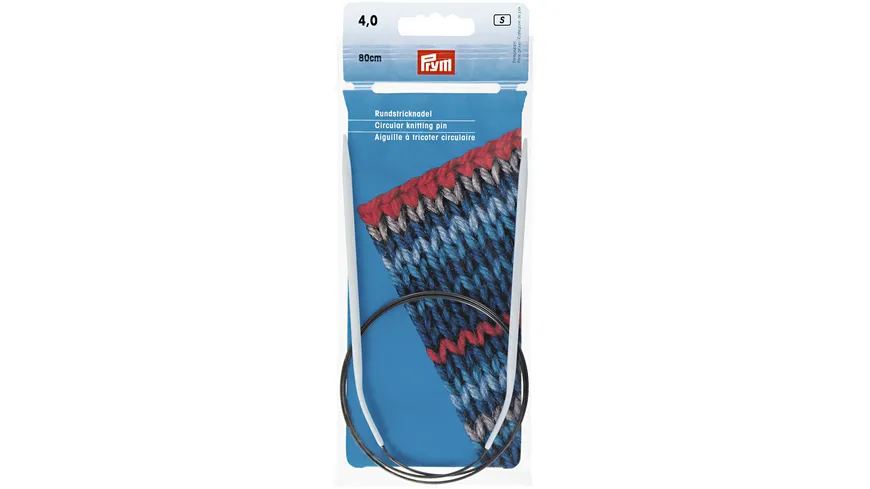 Prym Rundstricknadel 80cm Stärke 4