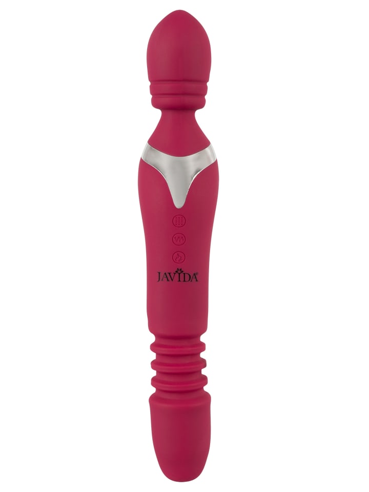 Javida Massagestab Warming & Thrusting Vibe in rot günstig kaufen onesize