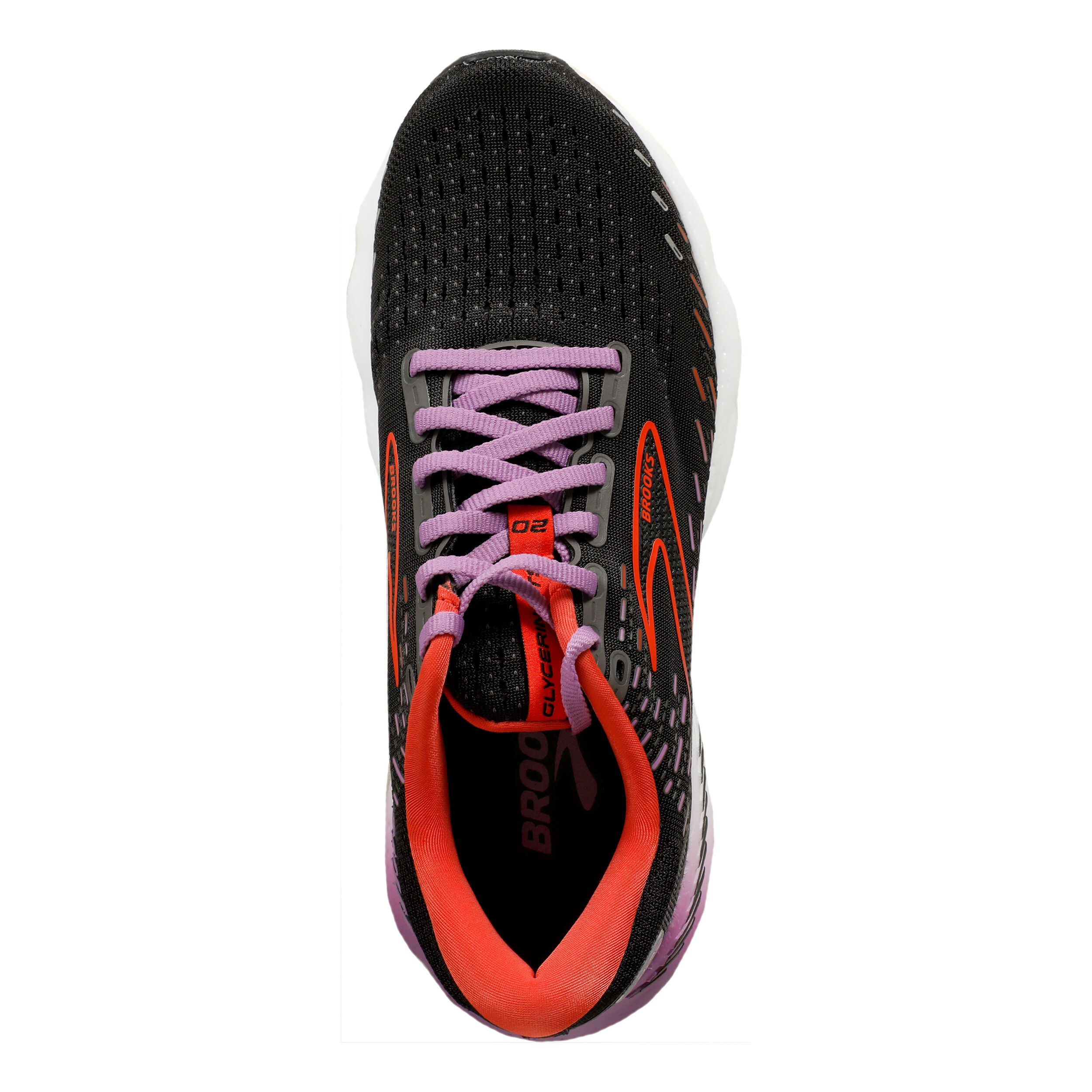 Glycerin 20 Neutralschuh Damen - Schwarz, Orange