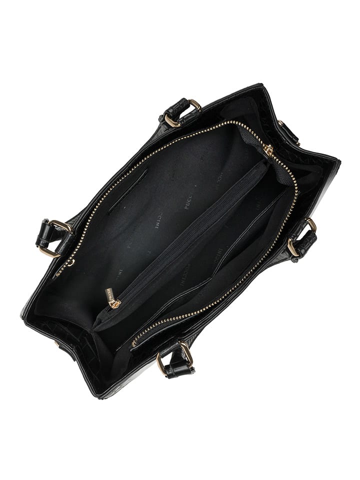 Puccini Henkeltasche in Schwarz - (B)34 x (H)25 x (T)10 cm günstig kaufen onesize