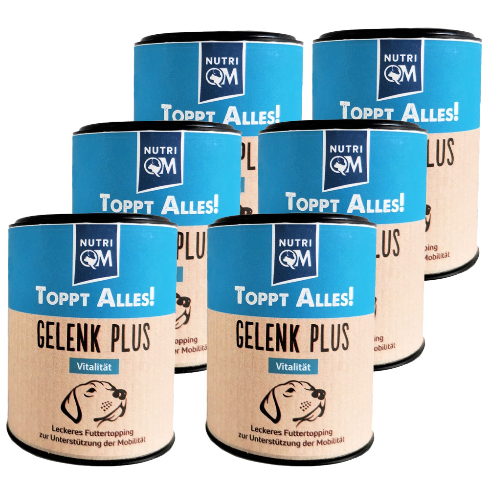 PetCom NutriQM Toppt Alles! Vitalität 50 g - 6er Set