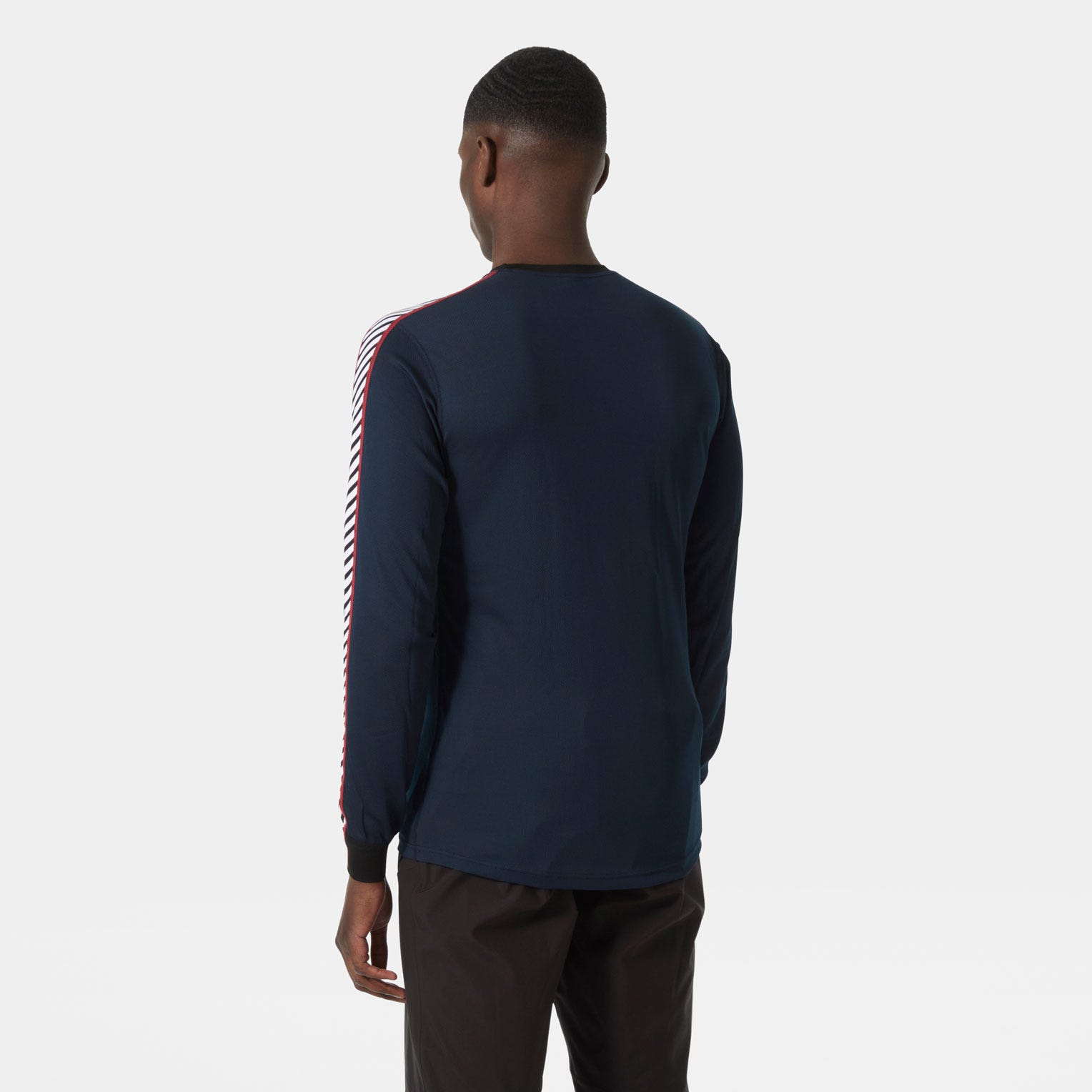 Men's HH LIFA® Stripe Long-Sleeve Crew Base Layer