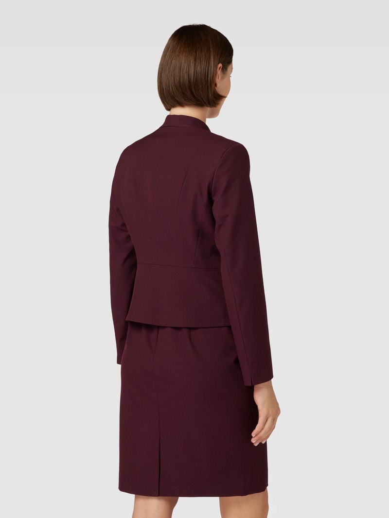 Blazer mit Hakenverschluss in bordeaux rot