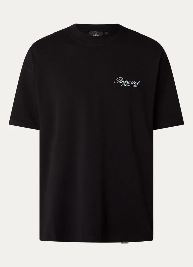 Tricou Owners Club cu logo și imprimeu pe spate.
