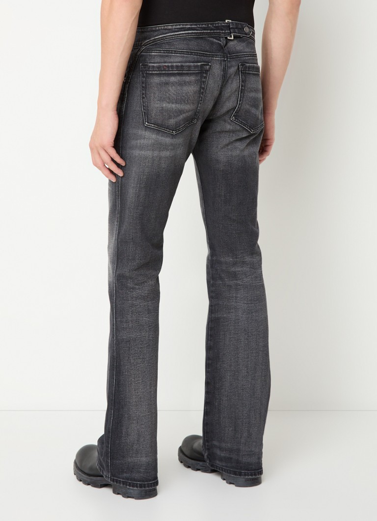 Diesel D-svarte slengjeans med farget vask