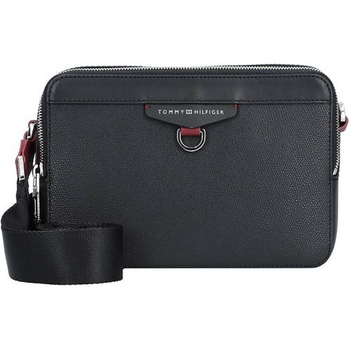TOMMY HILFIGER TH Structured Umhängetasche Leder 22.5 cm