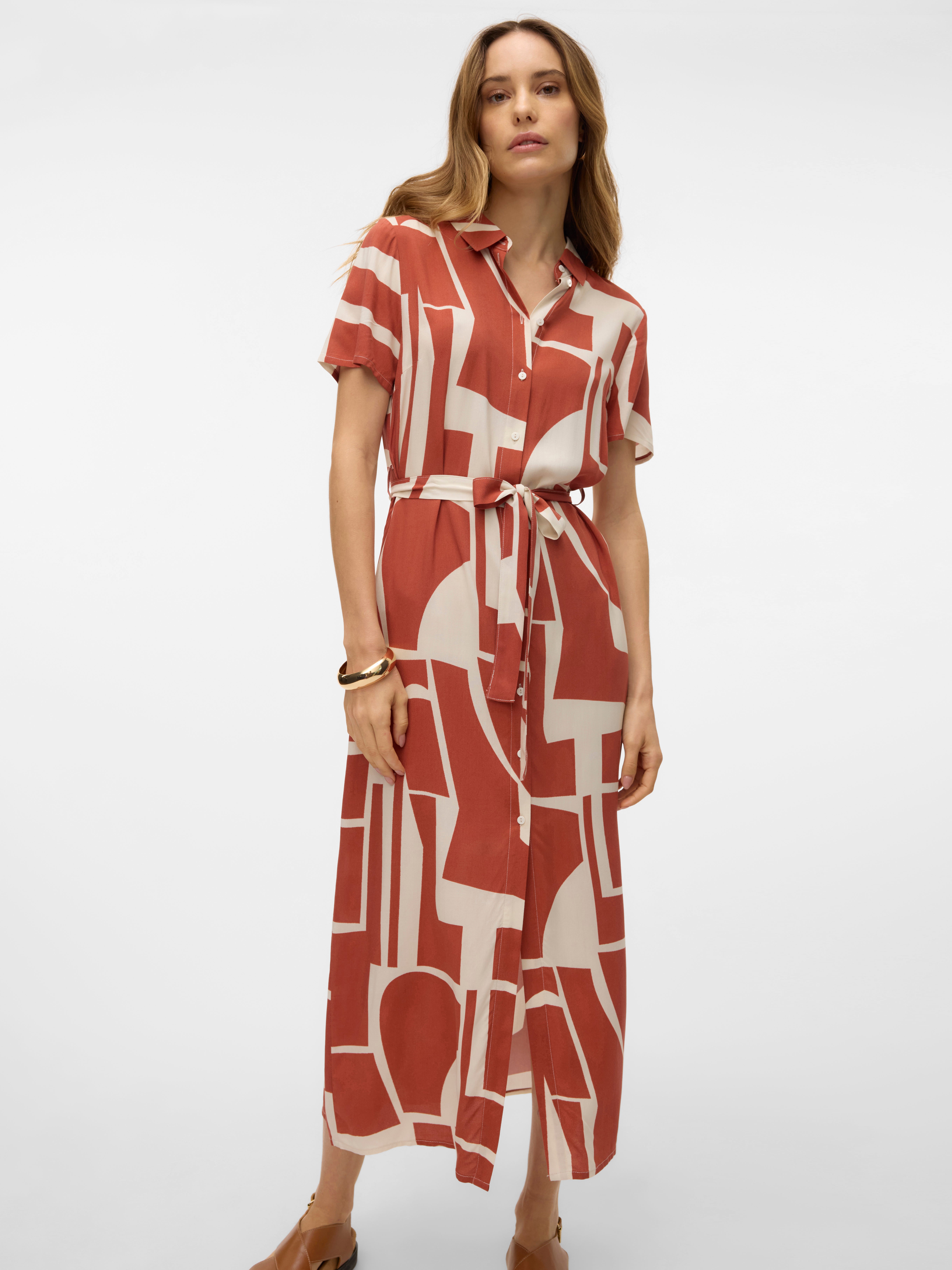 VMEASY Langes Kleid