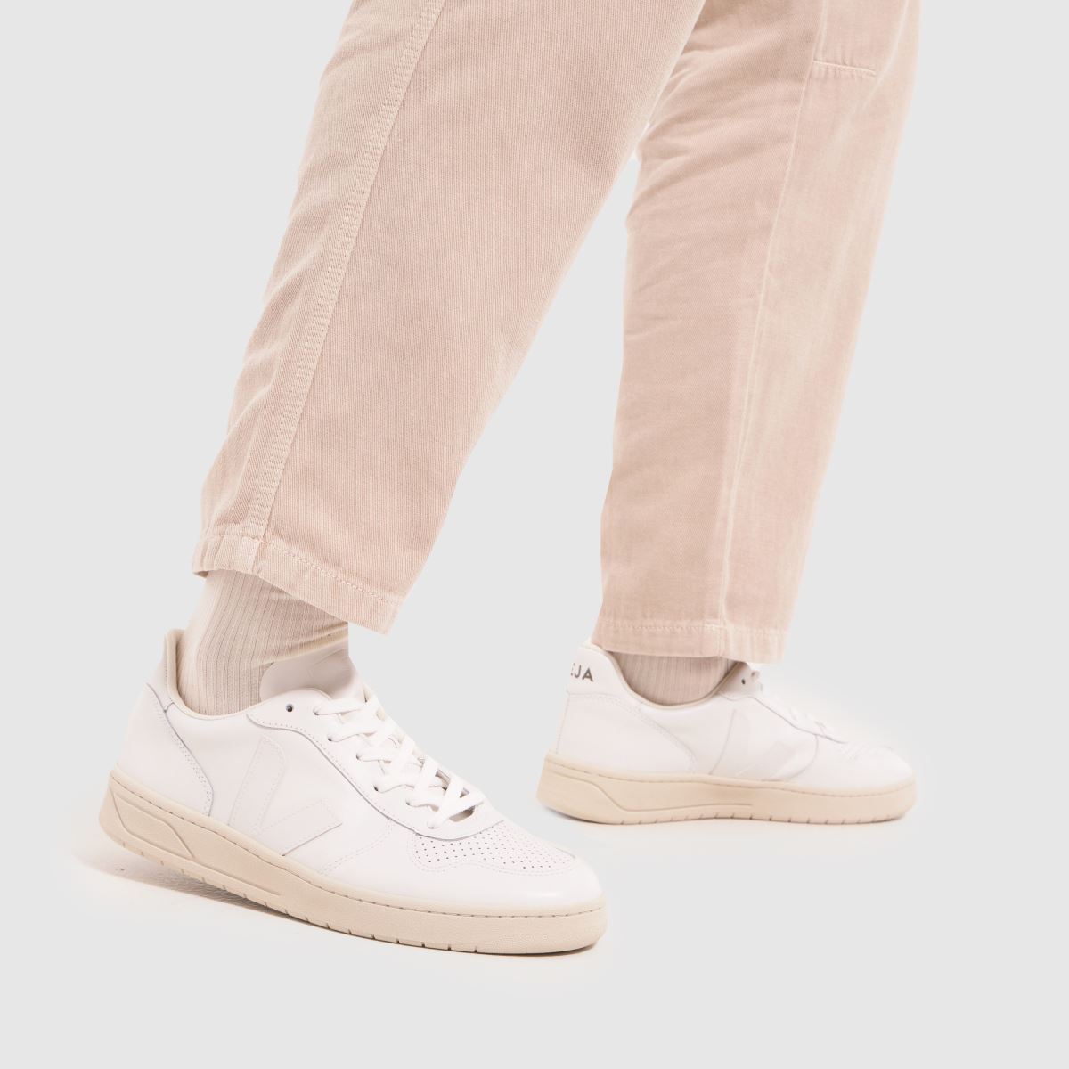 VEJA v-10 sneakers i vitt