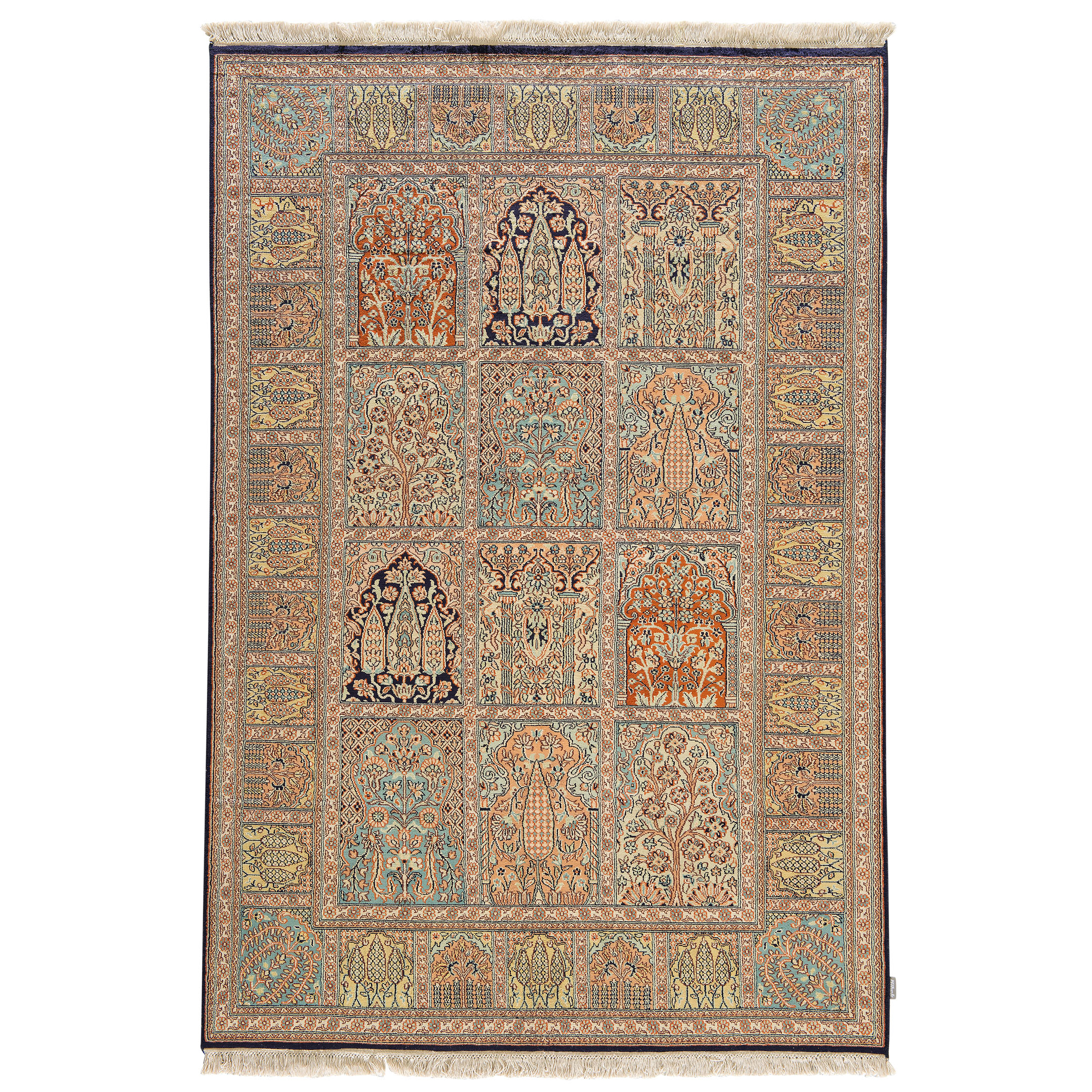 Kaschmir Seide 18/18 ca. 122 x 183 cm, Unikat / Einzelstück